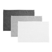 Tapis de bain 60 x 40 cm couleurs foncées antidérapant - 1 pc.