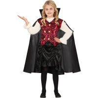 Déguisement de vampire classique avec cape pour filles