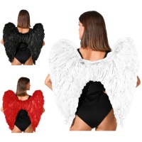 65 x 65 cm ailes de plumes pour adultes